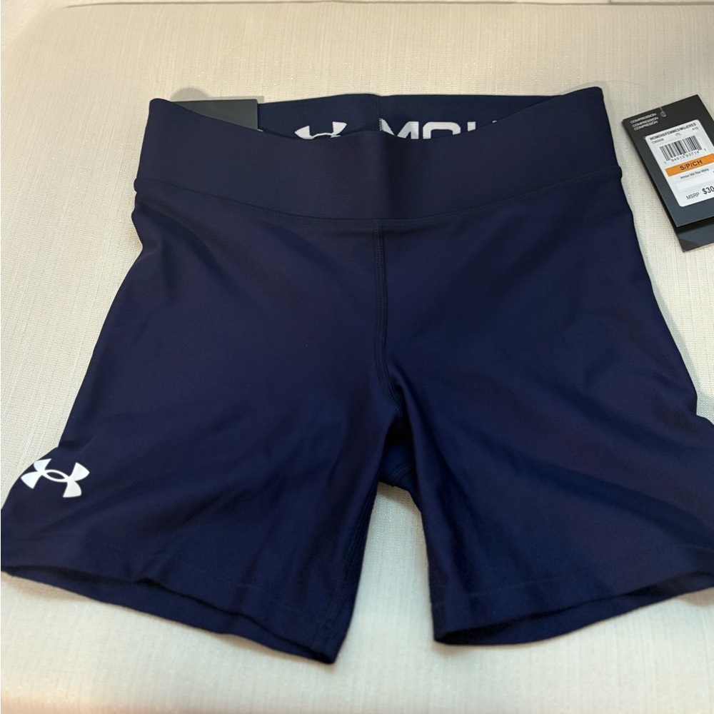 Under Armour Women's Size Small Navy‎ compression spandex